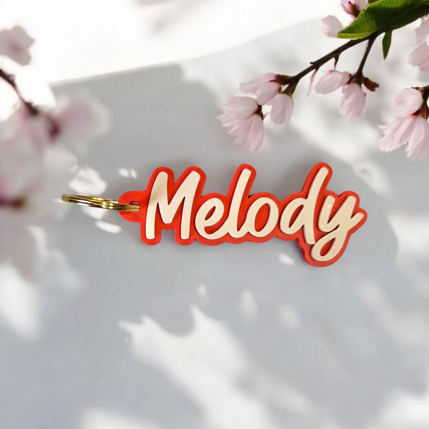 Sleutelhanger met naam | Sierlijk