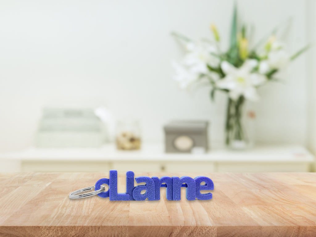 Sleutelhanger met naam – speels