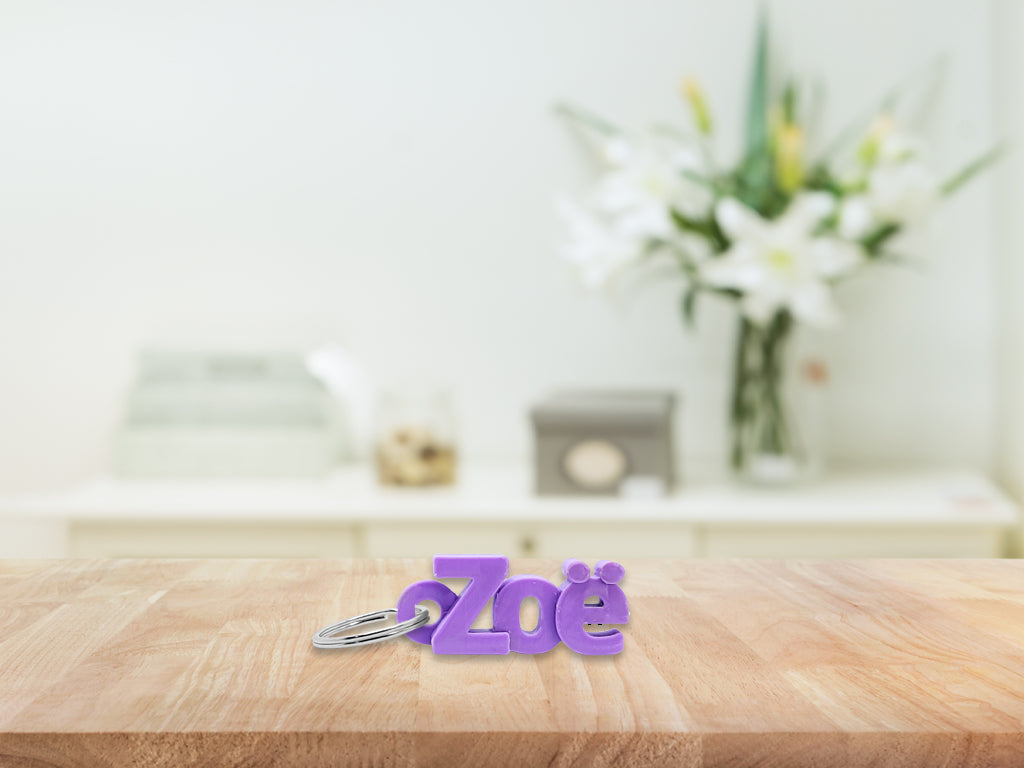 Sleutelhanger met naam – speels