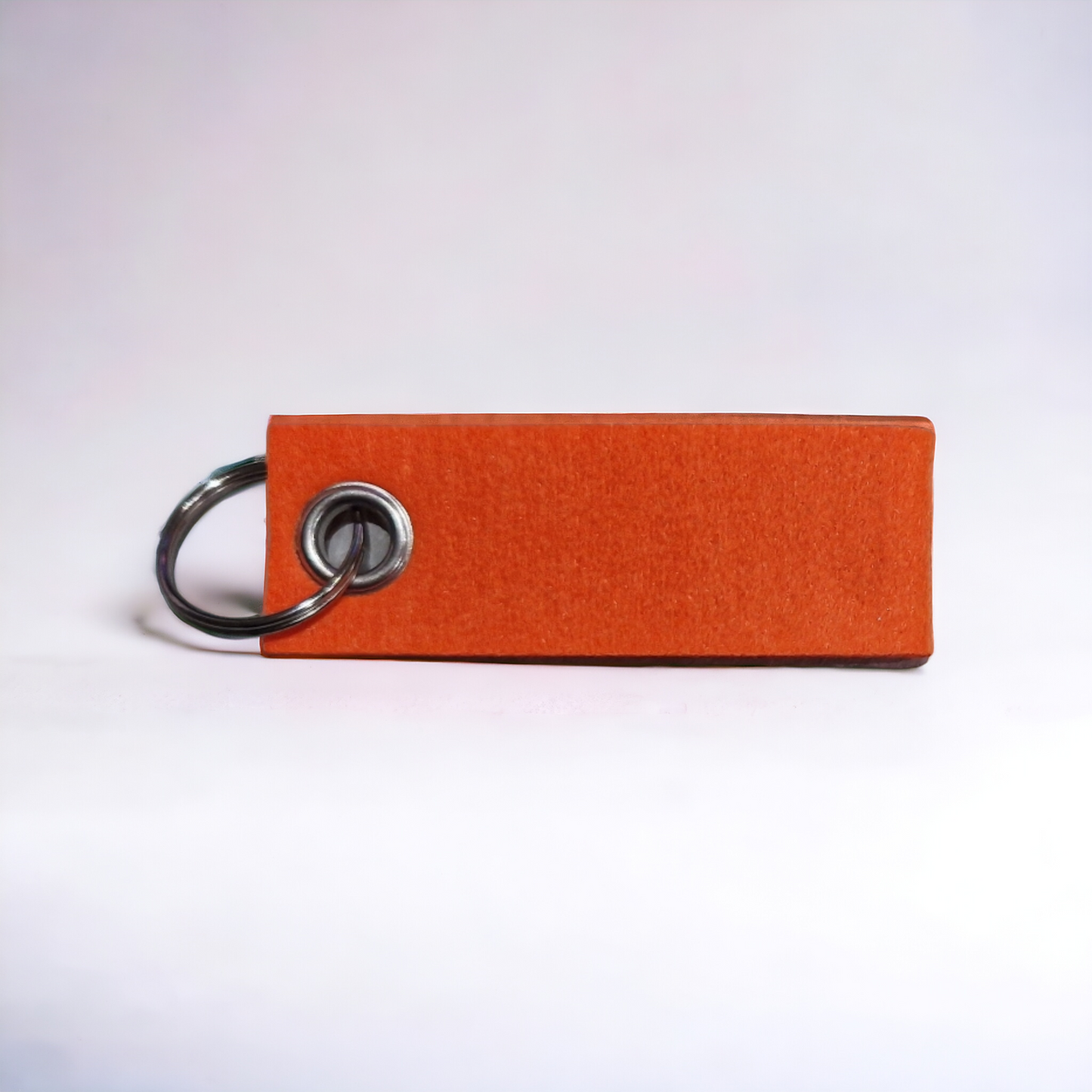 vilt sleutelhanger oranje