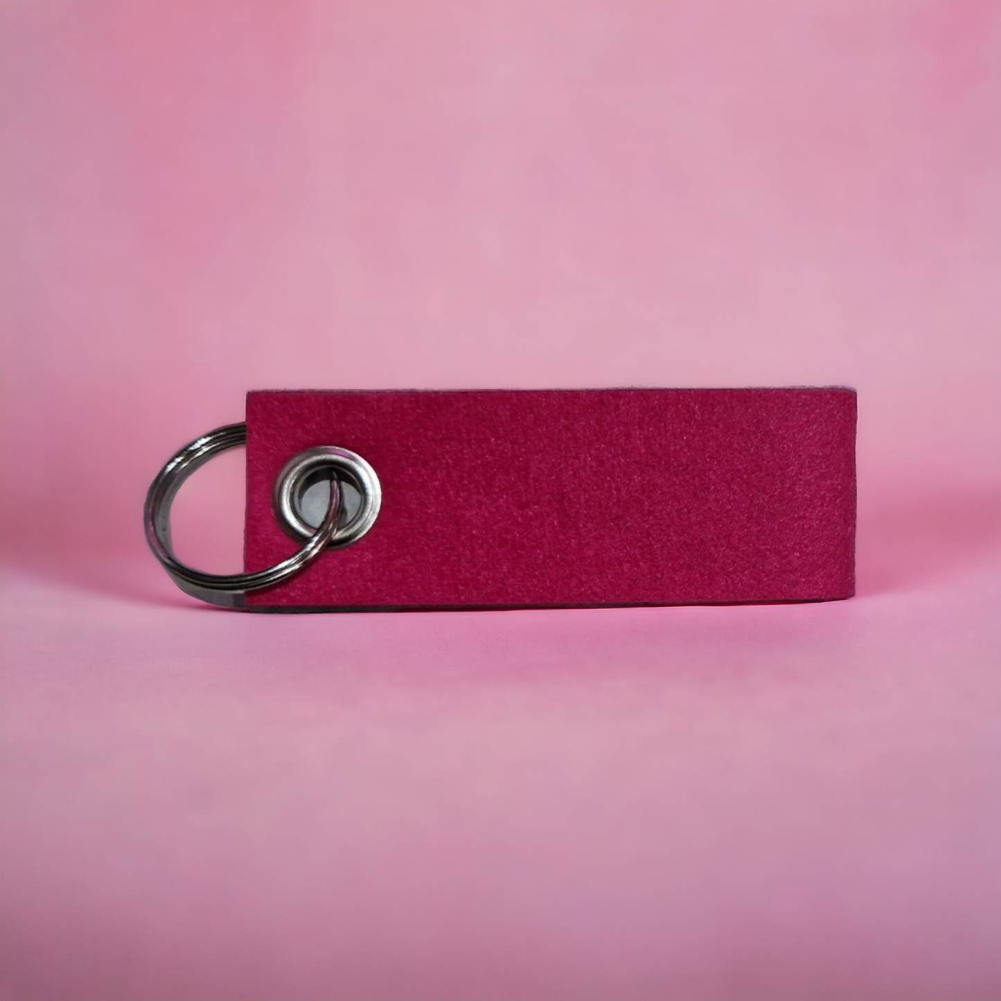 vilt sleutelhanger roze