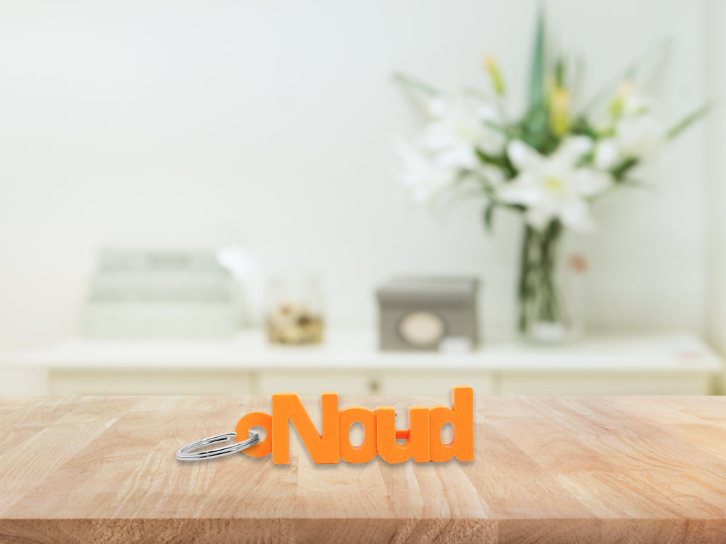 Speels sleutelhanger met naam