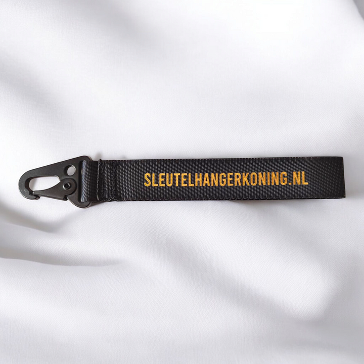 Gepersonaliseerde sleutelhanger met goudbedrukking