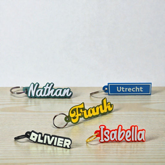 10 Originele sleutelhangers met naam als cadeau