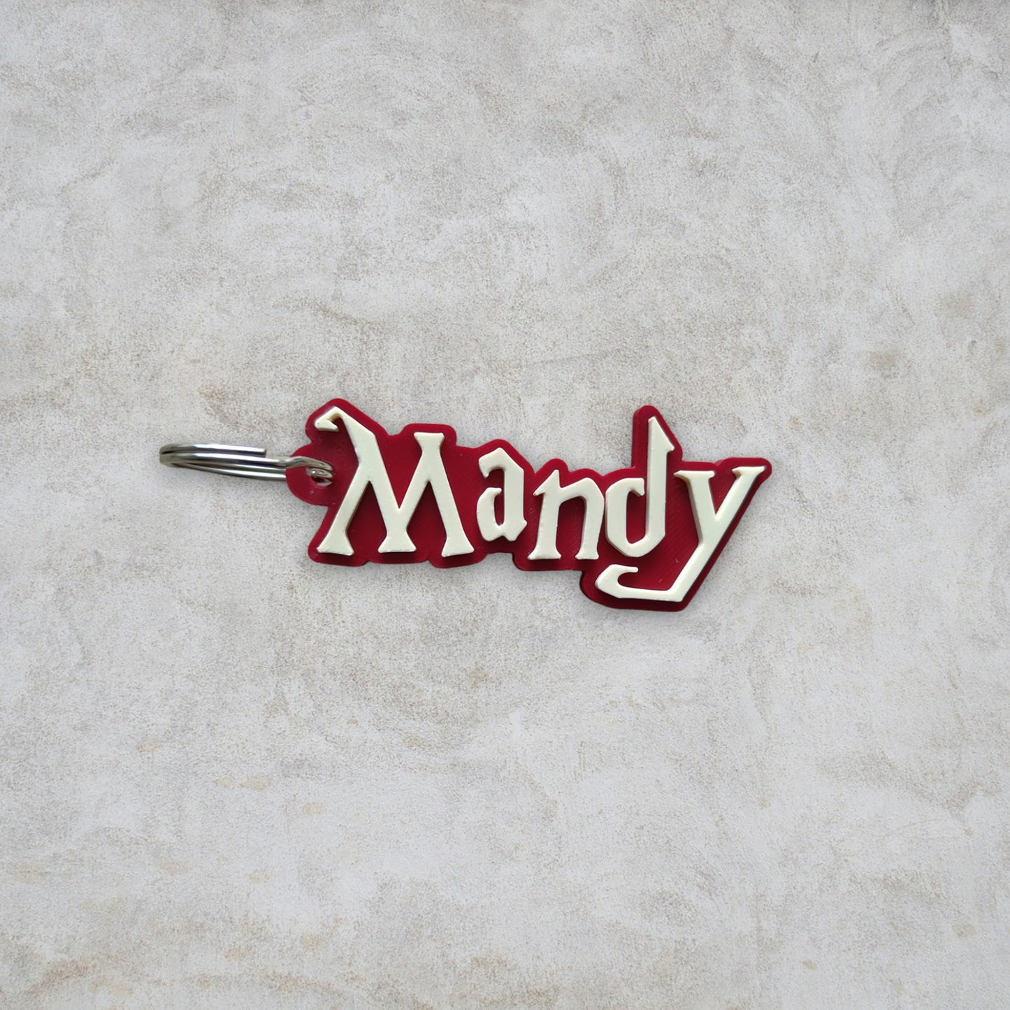 harry potter sleutelhanger met naam  rood wit