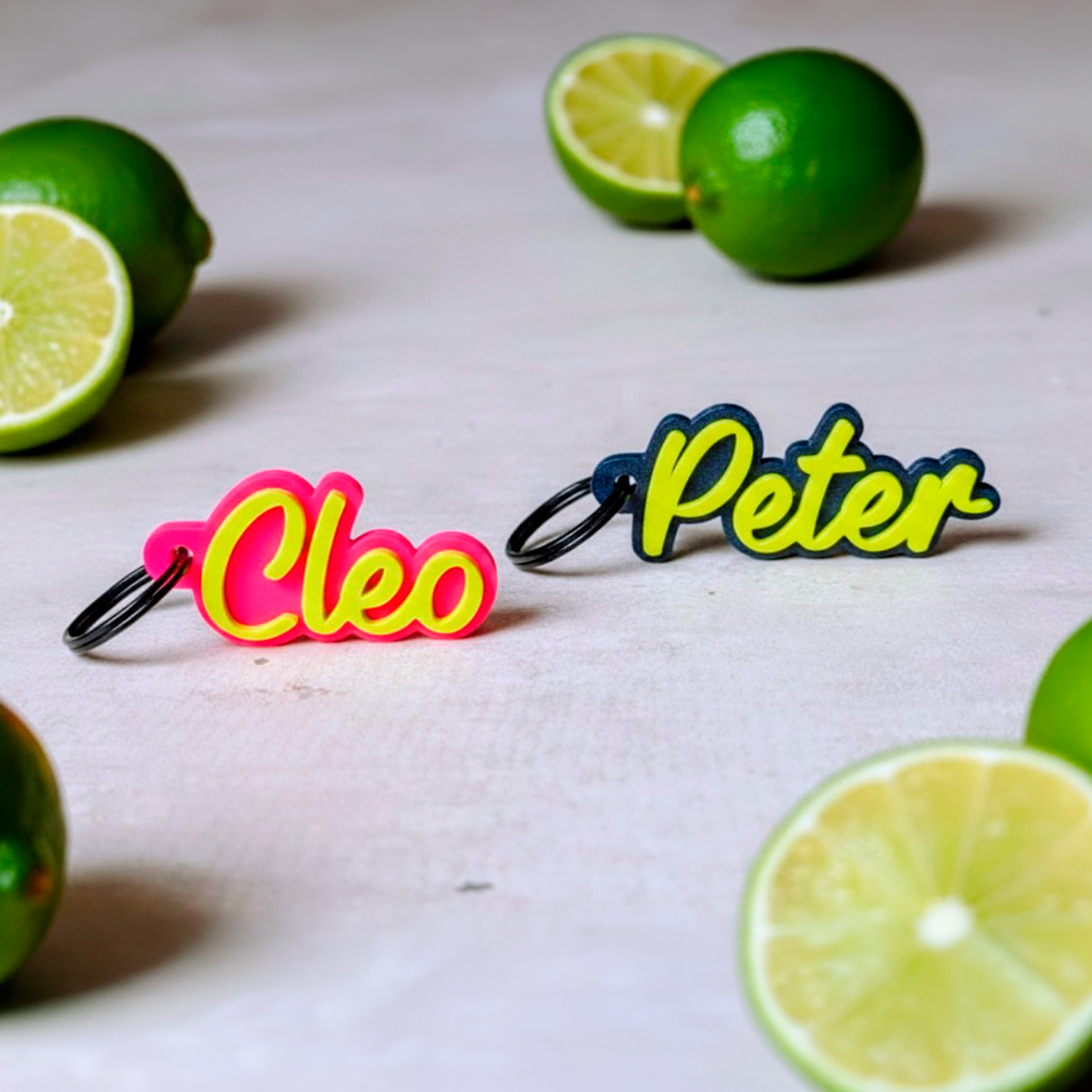 Sleutelhanger met naam | Sierlijk