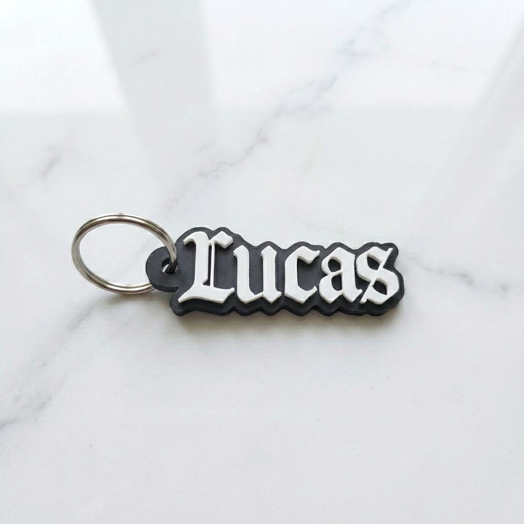 Sleutelhanger met naam | Oldskool