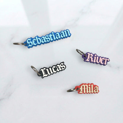 Sleutelhanger met naam | Oldskool