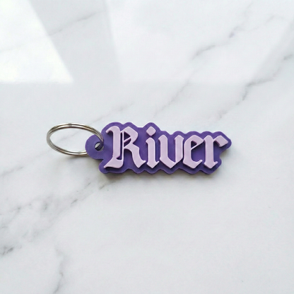 Sleutelhanger met naam | Oldskool