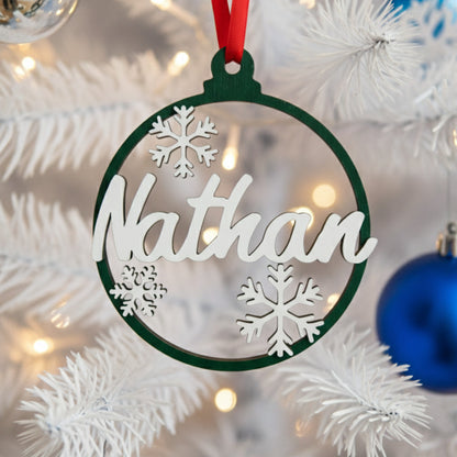 Gepersonaliseerde kerstbal met naam