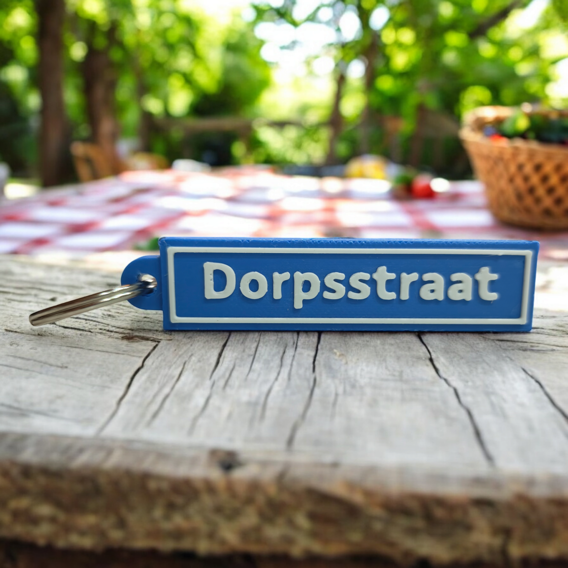 woonplaats sleutelhanger dorpsstraat